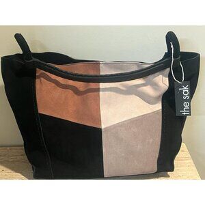 NWT The Sak Los Feliz Tote Neutral Suede